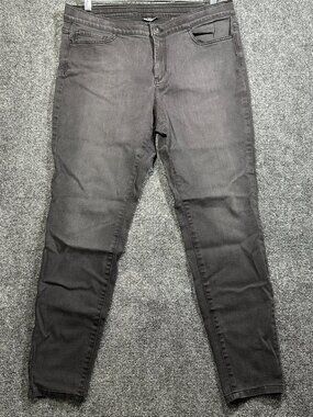 J Jill Jeans Womens 12 5 Pocket Leggings Black Cotton Stretch